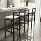Contemporary Footrest Upholstered Home Stool Matte Finish Low Back Barstool Clearhalo 'Bar Furniture' 'Bar Stools' 'bar_stools' 'furn' 'furn_bar_stools' 'Furniture' 'furniture_bar_stools' 'Kitchen & Dining Furniture' 1200x1200_c99e2047-9675-40bd-9816-260528f2ed4a