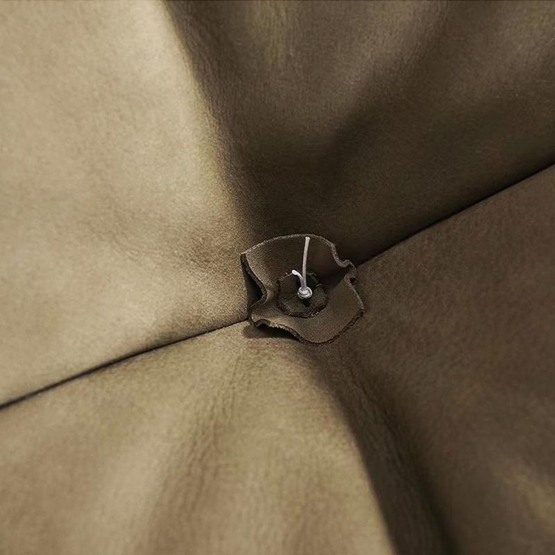 リビングルーム用のアームレス標準ソファタフタスプリットバックグリーンセッティー