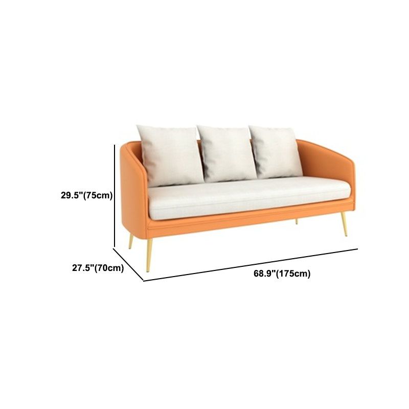 Faux Leather 27.56" W Tight Back Sofa for Living Room, Apartment Clearhalo 'furn' 'furn_sofas' 'Furniture' 'Living Room Furniture' 'Sofa' 'sofas' 1200x1200_c9a05ffa-1945-4869-aabf-c218664a6d5b