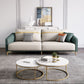 Green Living Room Sofa Sloped Arm Modern Faux Leather Settee with Brass Legs Clearhalo 'furn' 'furn_sofas' 'Furniture' 'furniture_sofas' 'Living Room Furniture' 'Sofa' 'sofas' 1200x1200_c9a68c41-e447-41ad-9606-4bb6d1801591