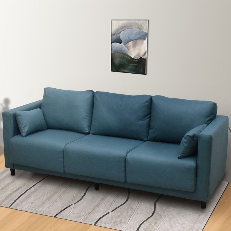 Square Arm Modern Sofa with Tight Seat and Loose Back for Living Room Clearhalo 'furn' 'furn_sofas' 'Furniture' 'furniture_sofas' 'kitchen' 'kitchen_sofas' 'Living Room Furniture' 'Sofa' 'sofas' 1200x1200_c9a6d037-ec07-489a-8de0-6e303da2f48b