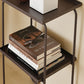 Sled Base Side Table Rectangular Metal Top End Table with Shelf Clearhalo 'Coffee & Accent Tables' 'End & Side Tables' 'end_side_tables' 'furn' 'furn_end_side_tables' 'Furniture' 'Living Room Furniture' 1200x1200_c9a795de-6460-454d-bba4-c6cb290c4311