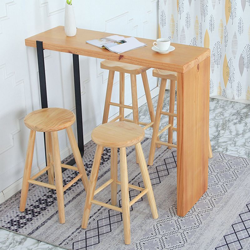 Industrial Solid Wood Bar Stool Backless Counter Stool for Bristol Clearhalo 'Bar Furniture' 'Bar Stools' 'bar_stools' 'furn' 'furn_bar_stools' 'Furniture' 'Kitchen & Dining Furniture' 1200x1200_c9aa308a-ebfe-4e0d-9686-4726e4fb8099