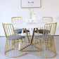 Table à manger de luxe traditionnelle Table ronde en marbre artificiel pour la maison