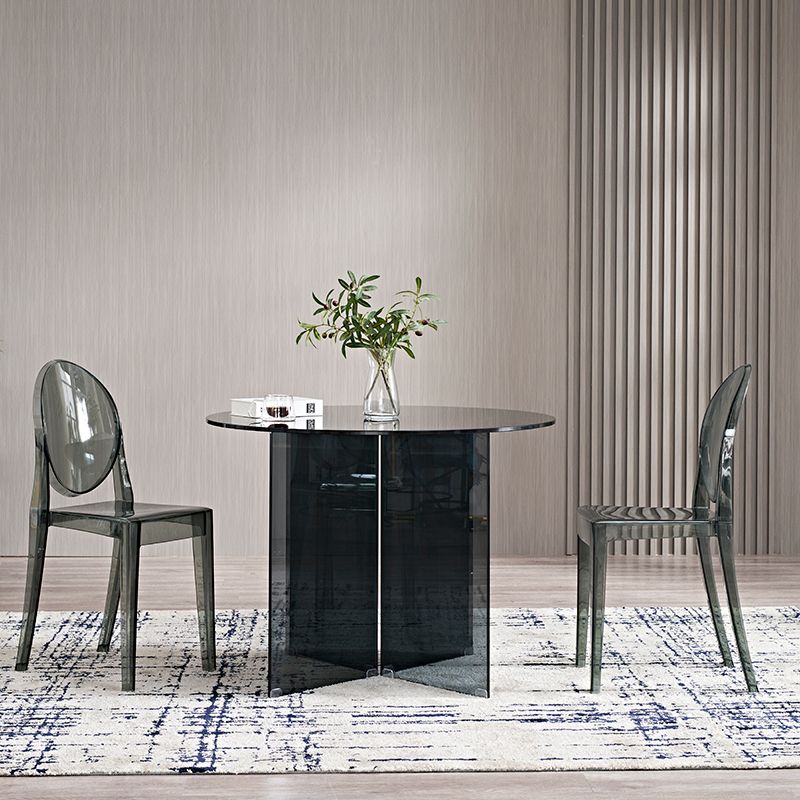 Modern Style Dinner Room Table Glass Dining Table for Home Use Clearhalo ' dining_table' 'Dining Tables & Seating' 'Dining Tables' 'furn' 'furn_dining_table' 'Furniture' 'furniture_dining_table' 'Kitchen & Dining Furniture' 'kitchen&dining_furn' 'kitchen' 'kitchen_dining_table' 1200x1200_c9ae2a2a-4314-46fe-8669-c884130e80a8