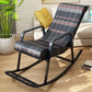 Modern Indoor Rattan Rocking Chair Single Relaxing Rocking Chair