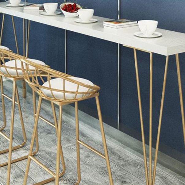 Glam Style Rectangle Bar Table Set 1/2/3/5/9 Pieces Solid Wood Counter Table Clearhalo 'Bar Furniture' 'furn' 'furn_home_bar_bar_sets' 'Furniture' 'Home Bars & Bar Sets' 'home_bar_bar_sets' 'Kitchen & Dining Furniture' 1200x1200_c9b062c8-c198-448c-b590-c4a9d28c85a6