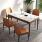 Rectangle Sintered Stone White Dining Table Vintage 4 Legs Table for Dining Room Clearhalo ' dining_table' 'Dining Tables & Seating' 'Dining Tables' 'furn' 'furn_dining_table' 'Furniture' 'furniture_dining_table' 'Kitchen & Dining Furniture' 'kitchen&dining_furn' 'kitchen' 'kitchen_dining_table' 1200x1200_c9b1cfb3-8eac-421a-ae21-dc778117af2a