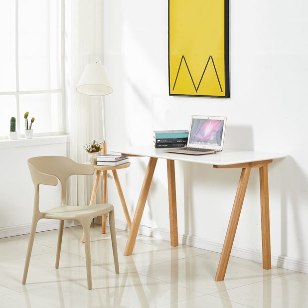 Modern Style Plastic Dining Chair Stackable Dining Armless Side Chairs for Kitchen Clearhalo ' kitchen&dining_furn' 'Dining Chairs' 'Dining Tables & Seating' 'dining_chair' 'furn' 'furn_dining_chair' 'Furniture' 'furniture_dining_chair' 'Kitchen & Dining Furniture' 'kitchen' 1200x1200_c9b36345-b486-42c0-83d1-ee5dec669e66