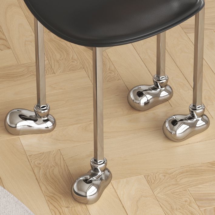 Roestvrijstalen frame dineren zijkant stoel binnengunde zijstoel