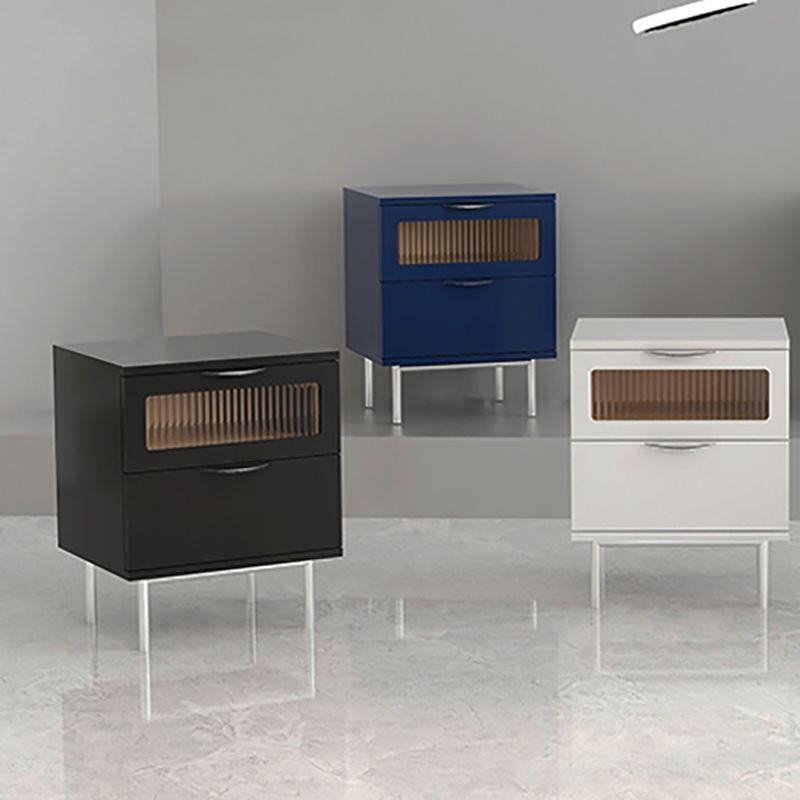 Comodino ingegnerizzato in legno comodino industriale mobile per camera da letto