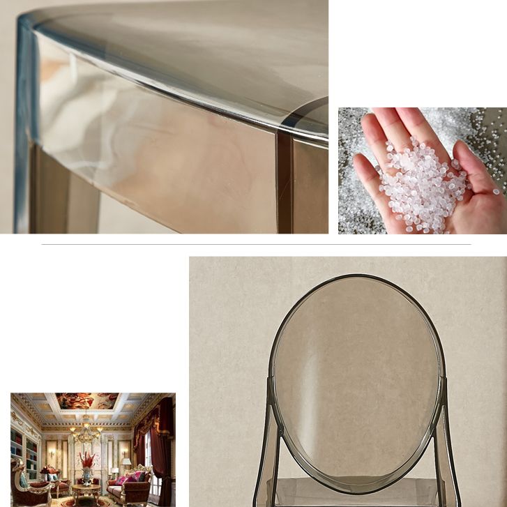 Contemporary Modern Acrylic Dining Room Side Chair Open Back Chair Clearhalo ' kitchen&dining_furn' 'Dining Chairs' 'Dining Tables & Seating' 'dining_chair' 'furn' 'furn_dining_chair' 'Furniture' 'furniture_dining_chair' 'Kitchen & Dining Furniture' 'kitchen' 1200x1200_c9b79710-1248-4ef3-92a8-7ab57c2a3e13