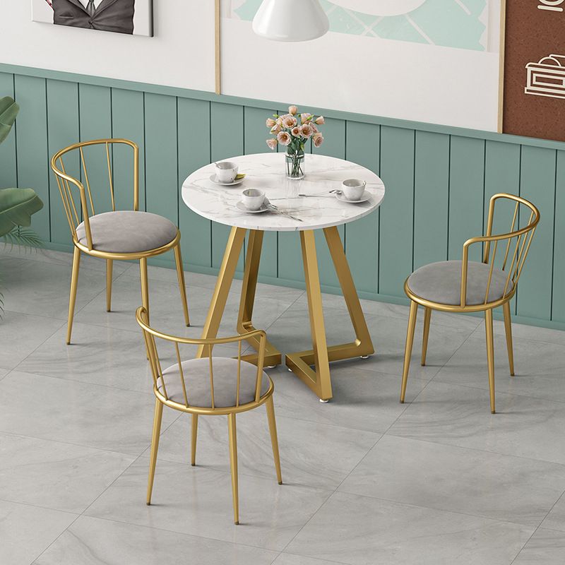Glam Stone Eetset Rond 1/2/3/4/5-delige Eetset voor thuisgebruik