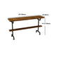 Industrial Wood Bar Set Wood 1/2/4/7/9 Pieces Rectangle Trestle Bistro Set in Natural Clearhalo 'Bar Furniture' 'furn' 'furn_home_bar_bar_sets' 'Furniture' 'Home Bars & Bar Sets' 'home_bar_bar_sets' 'Kitchen & Dining Furniture' 1200x1200_c9bbe4ba-bcfc-48fd-ba9b-6b4695fa995a