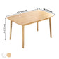 Contemporary Solid Wood Standard Dining Table Rectangle Shape Dining Table for Kitchen Clearhalo ' dining_table' 'Dining Tables & Seating' 'Dining Tables' 'furn' 'furn_dining_table' 'Furniture' 'furniture_dining_table' 'Kitchen & Dining Furniture' 'kitchen&dining_furn' 'kitchen' 'kitchen_dining_table' 1200x1200_c9bdff2b-ce80-4a47-a449-32a73884bfa8