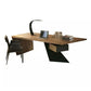 30"H Contemporary Writing Desk Rectangular Solid Wood Office Desk Clearhalo 'furn' 'furn_office_desk' 'Furniture' 'Office Desks' 'Office Furniture' 'office_desk' 1200x1200_c9beaa73-cc73-49a8-ac58-929972861d36