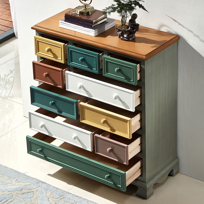 Coastal Storage Chest Dressoir Massief houten dressoir met 4/8/10/12 laden