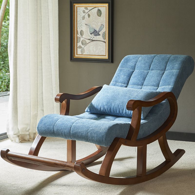 26.37 "L x 49.21" W x 35.03 "H gestoffeerde lounge stoel vast houten frame accentstoel