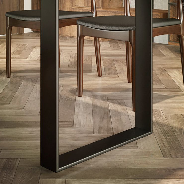 Modern Dining Set 1/5/7 Pieces Rectangle Pine Wood Dining Table for Canteen Clearhalo 'Dining Room Sets' 'Dining Tables & Seating' 'dining_room_set' 'furn' 'furn_dining_room_set' 'Furniture' 'Kitchen & Dining Furniture' 1200x1200_c9c84a8f-96e5-40a2-a3cc-168edb7a8c93