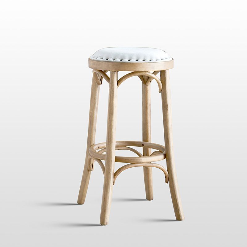Industrial Solid Wood Counter Stool Velvet Counter Height Stools for Home Use Clearhalo 'Bar Furniture' 'Bar Stools' 'bar_stools' 'furn' 'furn_bar_stools' 'Furniture' 'Kitchen & Dining Furniture' 1200x1200_c9c895f1-bb8b-4006-8a2f-124f612581d9