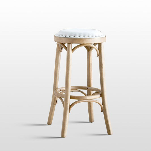 Sgabelli da banco in velluto in legno in solido industriale per uso domestico