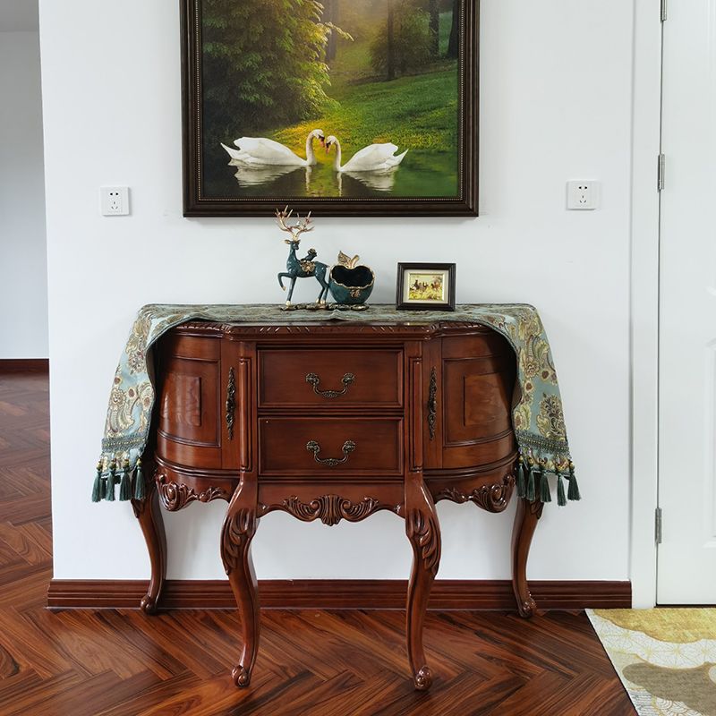 Forma di forma libera tabella della console contemporanea tavolo da divano console marrone