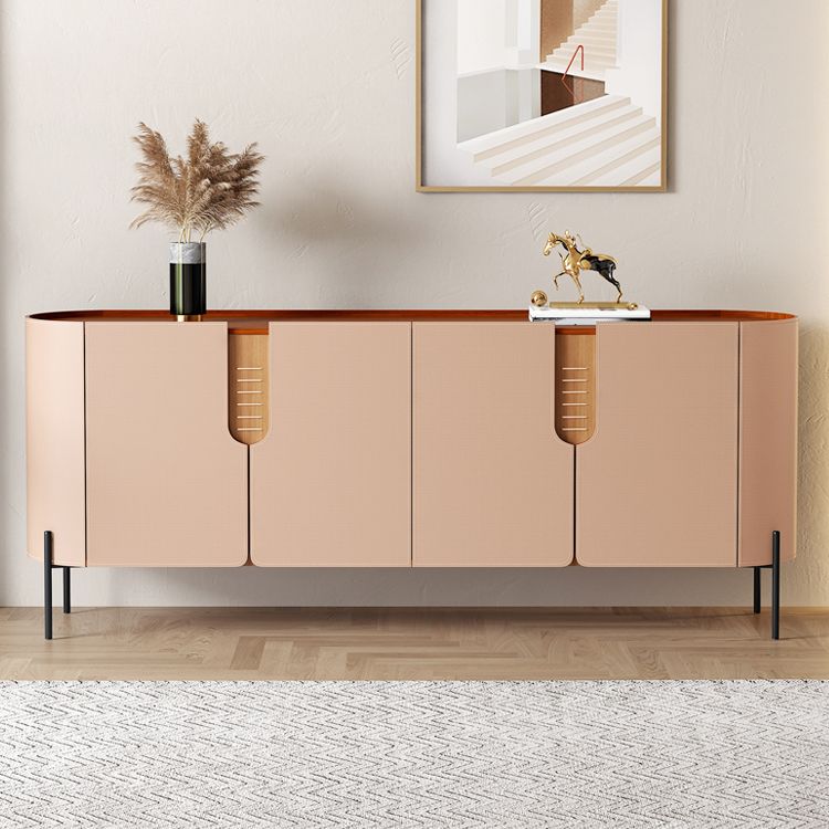 Moderner und zeitgenössisches Buffet Stone Dining Server mit Schränken