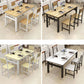 Modern Style Table with Rectangle Shape Standard Height Table and 4 Legs Base Clearhalo 'Dining Room Sets' 'Dining Tables & Seating' 'dining_room_set' 'Furniture' 'furniture_dining_room_set' 'Kitchen & Dining Furniture' 'kitchen&dining_furn' 'kitchen' 1200x1200_c9cb175c-f810-4e50-b14e-210223296dc2