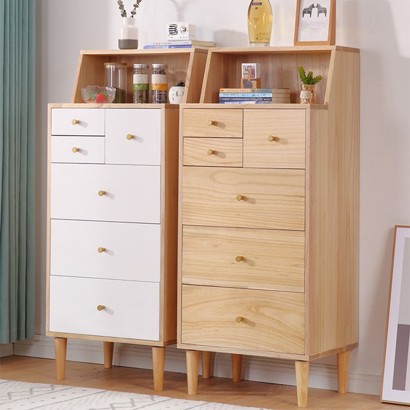 15,74 "cassa di accento largo con gambe dritte torace contemporaneo con 6 cassetti