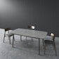 Rectangle Stone Top Dining Table Mid-Century Modern Dining Table with 4 Legs Clearhalo 'Dining Tables & Seating' 'Dining Tables' 'dining_table' 'furn' 'furn_dining_table' 'Furniture' 'furniture_dining_table' 'Kitchen & Dining Furniture' 'kitchen' 'kitchen_dining_table' 1200x1200_c9cf26fd-9cd8-47de-8d97-6c1856d5abe7