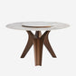 Nordic Sintered Stone Table Set of 5/7 with Rotatable Round Table Dining Set with Leather Chairs Clearhalo 'Dining Room Sets' 'Dining Tables & Seating' 'dining_room_set' 'furn' 'furn_dining_room_set' 'Furniture' 'furniture_dining_room_set' 'Kitchen & Dining Furniture' 'kitchen&dining_furn' 'kitchen' 1200x1200_c9cf668e-6141-4707-bbcb-963f96a7a920