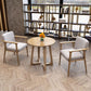 Solid Wood Brown Tone Dining Table Modern Double Pedestal Table for Dining Room Clearhalo ' dining_table' 'Dining Tables & Seating' 'Dining Tables' 'furn' 'furn_dining_table' 'Furniture' 'furniture_dining_table' 'Kitchen & Dining Furniture' 'kitchen&dining_furn' 'kitchen' 'kitchen_dining_table' 1200x1200_c9cfe154-a08a-408e-8bdc-0aca1f1da217