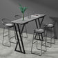 Bartisch-Set aus Stein im modernen Stil, 1/2/5-teilig, rechteckiges Pub-Set für den Innenbereich
