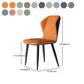 Contemporary Leather Wingback Side Chair Matte Finish Bedroom Dining Chair Clearhalo 'Dining Chairs' 'Dining Tables & Seating' 'dining_chair' 'furn' 'furn_dining_chair' 'Furniture' 'furniture_dining_chair' 'Kitchen & Dining Furniture' 1200x1200_c9d39ef6-16c4-4ef1-bf9a-52528b3c6aeb