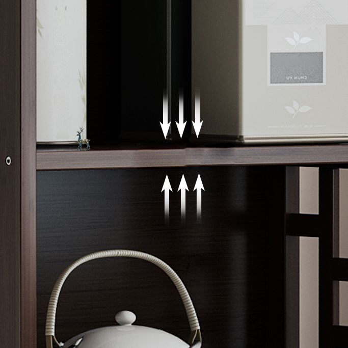 Stellatura in stile moderno bosco marrone con cassetto per soggiorno