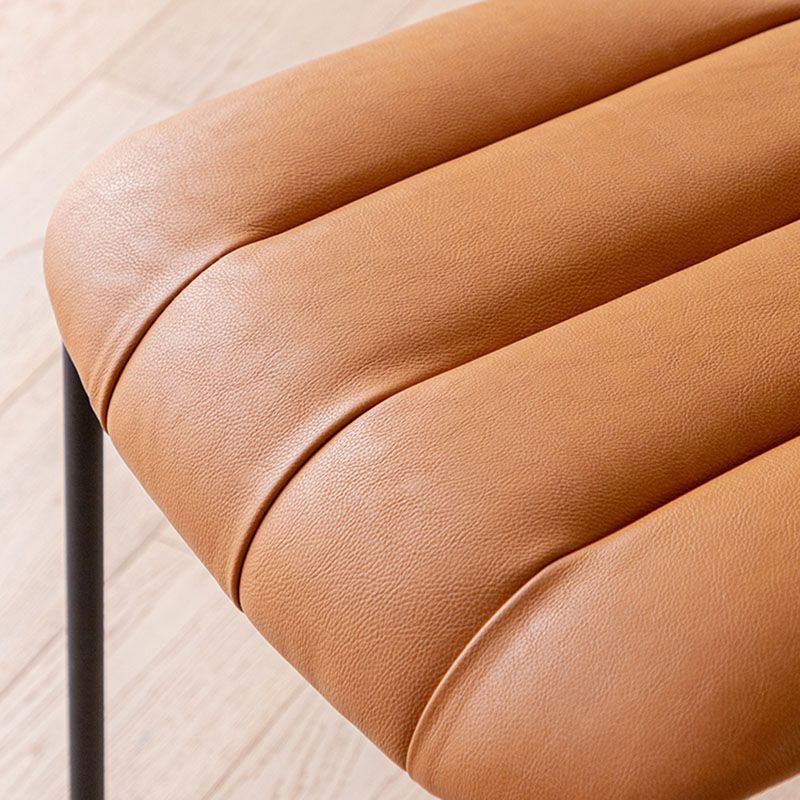 Industrial Dining Chair Kitchen Armless Chairs with Metal Legs Clearhalo 'Dining Chairs' 'Dining Tables & Seating' 'dining_chair' 'furn' 'furn_dining_chair' 'Furniture' 'furniture_dining_chair' 'Kitchen & Dining Furniture' 1200x1200_c9d5554b-a286-4b8b-832c-7550e44d336b