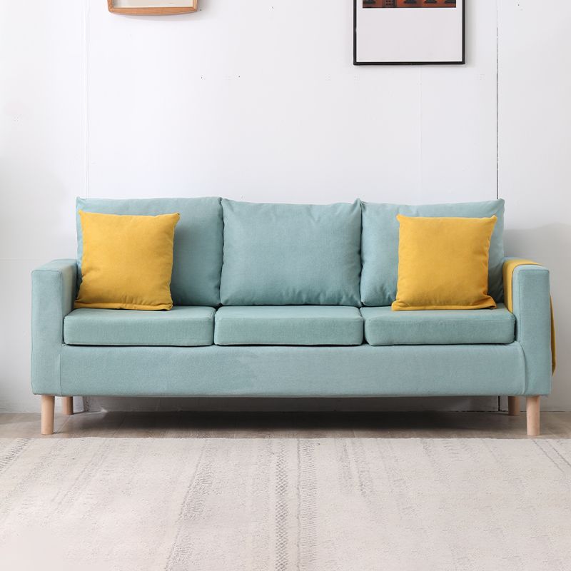 Moderne vierkante arm Standaard bank houten bank voor woonkamer