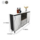 Glam Cabinets Dining Buffet 2-Drawer Glass Doors Buffet Sideboard Clearhalo 'buffet_sideboard' 'Buffets & Sideboards' 'furn' 'furn_buffet_sideboard' 'Furniture' 'Kitchen & Dining Furniture' 1200x1200_c9db7f41-c94c-4e10-9793-cf52f76f1621