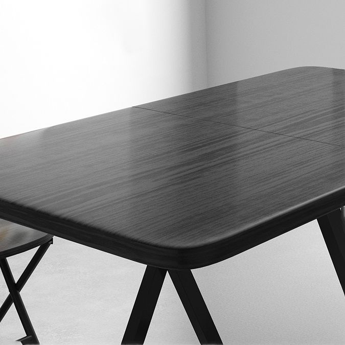 Modern Wooden Dining Room Set with Rectangle Table Space-Saving Design Dining Table Furniture Clearhalo 'Dining Room Sets' 'Dining Tables & Seating' 'dining_room_set' 'furn' 'furn_dining_room_set' 'Furniture' 'furniture_dining_room_set' 'Kitchen & Dining Furniture' 'kitchen&dining_furn' 'kitchen' 1200x1200_c9dd0f2a-4daf-4eaa-9d8f-1060002b4452