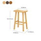Modern Armless Backless Counter Stool Wood Kitchen Bar Stool with Wooden Seat and Pedal Clearhalo 'Bar Furniture' 'Bar Stools' 'bar_stools' 'furn' 'furn_bar_stools' 'furniture_bar_stools' 'Kitchen & Dining Furniture' 'kitchen&dining_furn' 'kitchen' 'kitchen_furn' Furniture' 1200x1200_c9dee509-aba9-4a3b-8c61-6073faac054a
