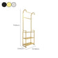 Luxurious Metallic Coat Hanger Free Standing Multicapa Estantes de diseño de la reverencia