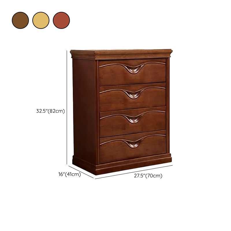 Traditional Storage Chest Dresser Solid Wood Storage Chest with 3/4/5 Drawers Clearhalo 'Bedroom Furniture' 'Dressers & Chests' 'dressers_chests' 'furn' 'furn_dressers_chests' 'Furniture' 1200x1200_c9e4fb49-83dc-4f89-a081-e946d7829d50