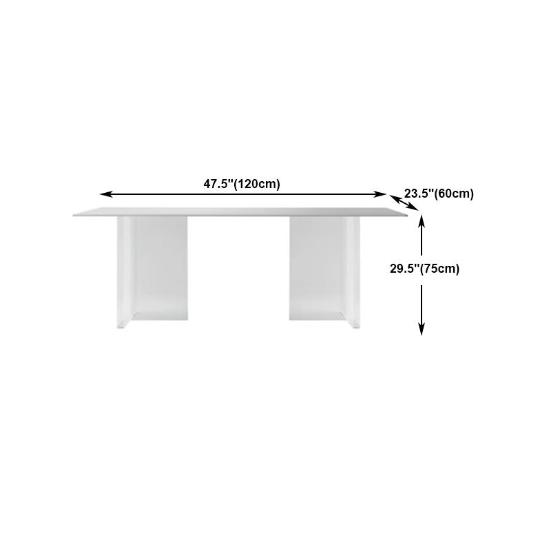 Modern 1/7 Pieces Dining Set Rectangle Stone Dining Table for Dining Room Clearhalo 'Dining Room Sets' 'Dining Tables & Seating' 'dining_room_set' 'furn' 'furn_dining_room_set' 'Furniture' 'furniture_dining_room_set' 'Kitchen & Dining Furniture' 1200x1200_c9e56a90-dbf4-44a1-af8c-ef5b9f36fdf7