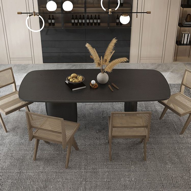 Rectangle Shape Dining Table Solid Wood Table Modern with 3 Legs for Dining Room Clearhalo ' dining_table' 'Dining Tables & Seating' 'Dining Tables' 'furn' 'furn_dining_table' 'Furniture' 'furniture_dining_table' 'Kitchen & Dining Furniture' 'kitchen&dining_furn' 'kitchen' 'kitchen_dining_table' 1200x1200_c9e624cb-1bac-4233-b324-b5491e26c7c7