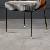 Glam Metal Dining Chair Upholstered Dining Side Armless Chair for Restaurant Use Clearhalo ' kitchen&dining_furn' 'Dining Chairs' 'Dining Tables & Seating' 'dining_chair' 'furn' 'furn_dining_chair' 'Furniture' 'furniture_dining_chair' 'Kitchen & Dining Furniture' 'kitchen' 1200x1200_c9e65c0c-1446-42b1-b4a0-918d7664c7bf