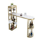 Sintered Stone Bar Table Modern Tulip Dining Table with Storage Shelves Clearhalo 'Bar Furniture' 'Bar Tables' 'bar_tables' 'furn' 'furn_bar_tables' 'Furniture' 'Kitchen & Dining Furniture' 1200x1200_c9e6634e-5948-4bca-878a-e45e13215fa1