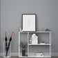 Etagere Metal Bookshelf Industrial Open Back Storage Bookcase Clearhalo 'Bookcases' 'furn' 'furn_bookcases' 'Furniture' 'Office Furniture' 1200x1200_c9e6b462-8ca9-425f-a38b-e030d020d5ef