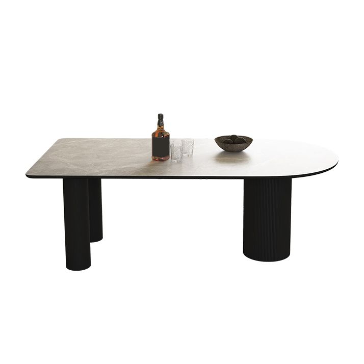Free Form Dining Table for Home Modern Dinette Table with 3 Legs Clearhalo 'Dining Tables & Seating' 'Dining Tables' 'dining_table' 'furn' 'furn_dining_table' 'Furniture' 'Kitchen & Dining Furniture' 1200x1200_c9e7f8e2-fa78-4308-bdde-36f2eb7a6492