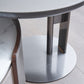 Slate Coffee Cocktail Table Drum Coffee or End Table with 2 Storage Drawers