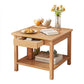 Square Wooden 4 Legs Side Table 1-Drawer End Table with Shelf Clearhalo 'Coffee & Accent Tables' 'End & Side Tables' 'end_side_tables' 'furn' 'furn_end_side_tables' 'Furniture' 'Living Room Furniture' 1200x1200_c9ea95fa-9e43-4ca3-bf43-1b3f2edb1bf5